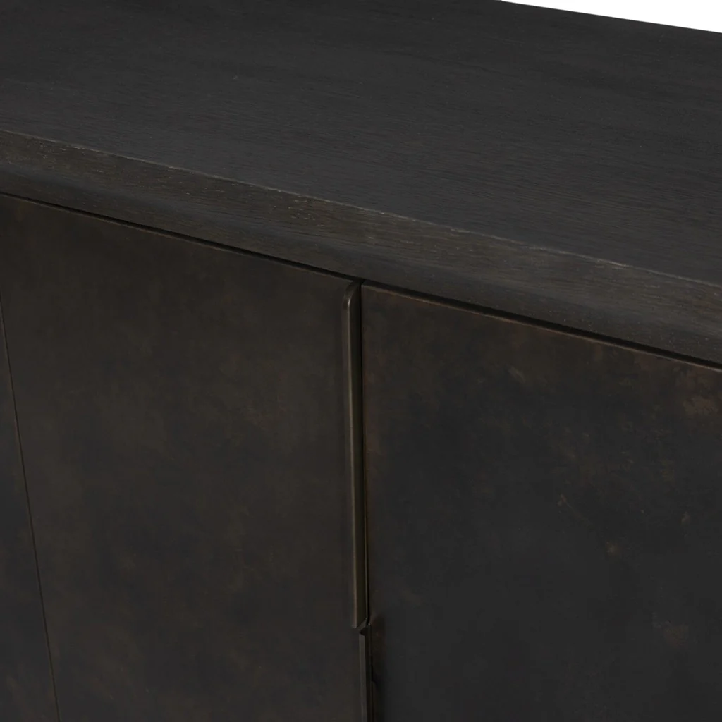 Arlington 4 Door Sideboard - Espresso Oak Veneer - Image 11