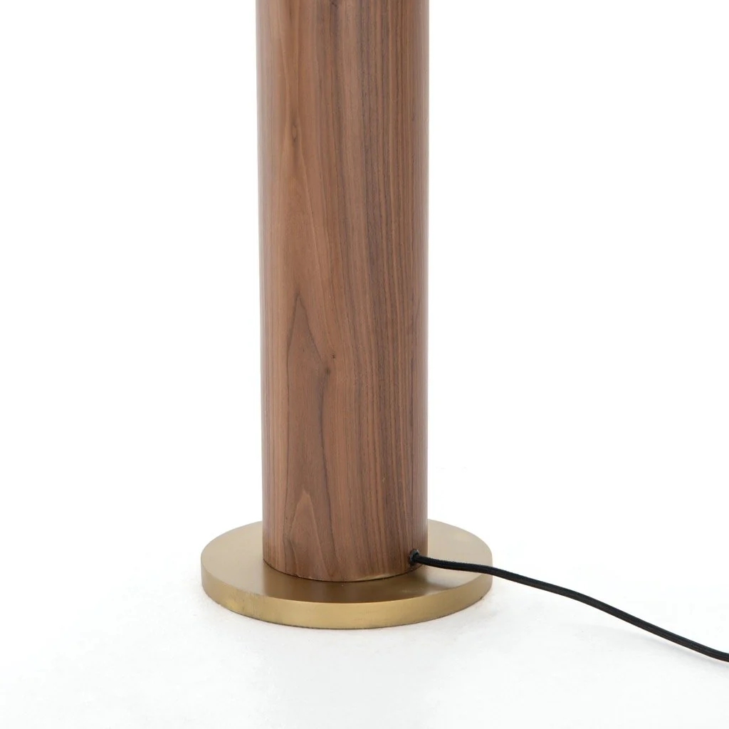 Astrid Floor Lamp - Dark Brown Leather - Image 12