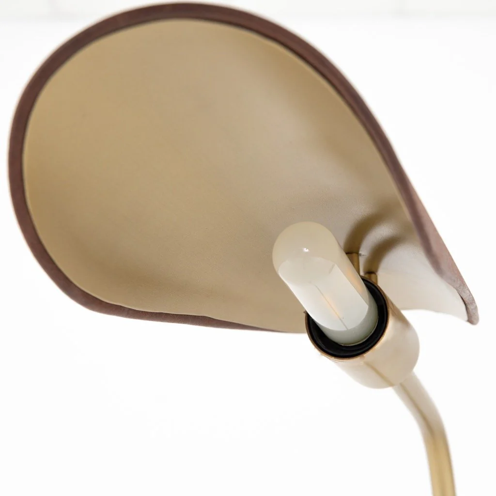 Astrid Floor Lamp - Dark Brown Leather - Image 9