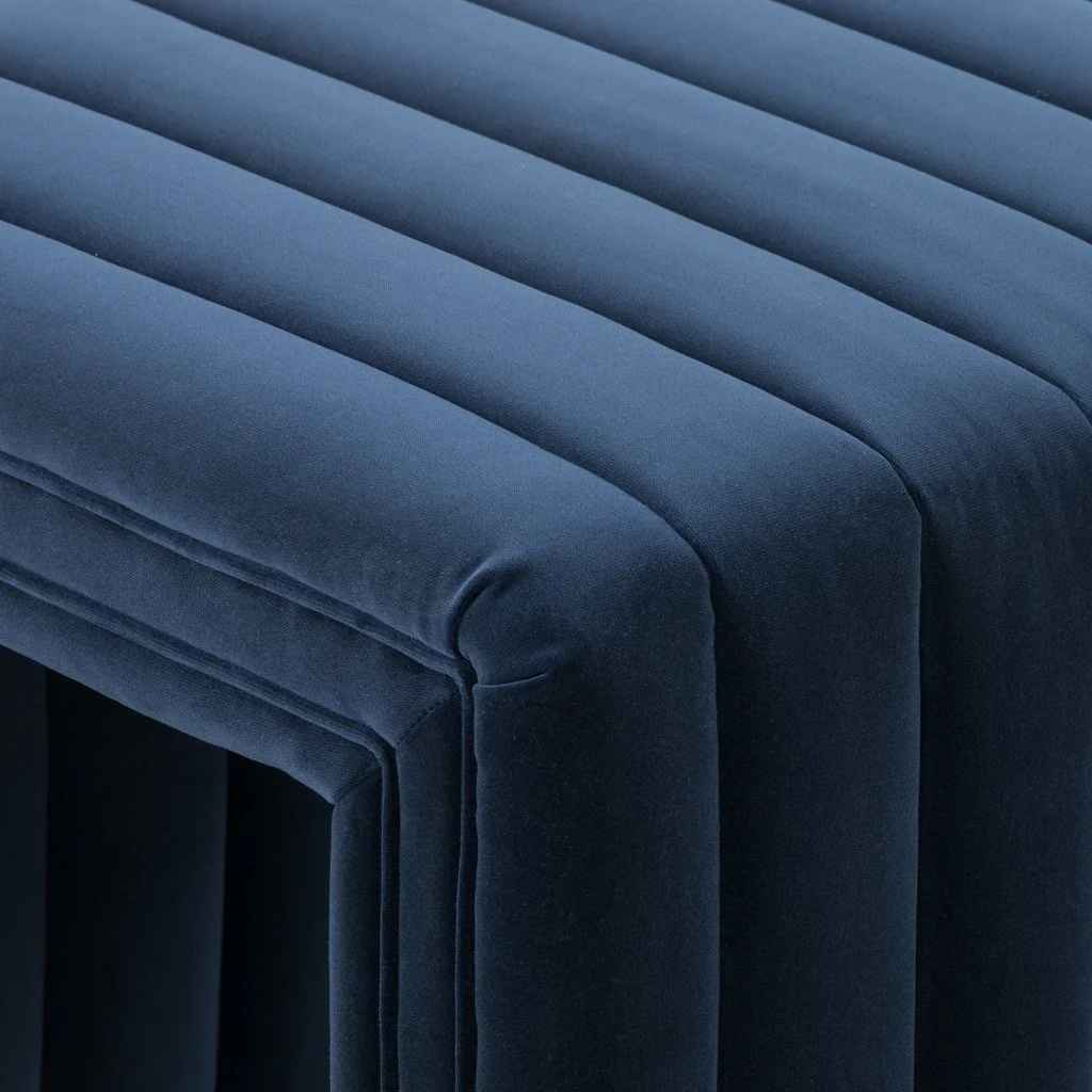 Augustine Ottoman - Sapphire Navy - Image 5