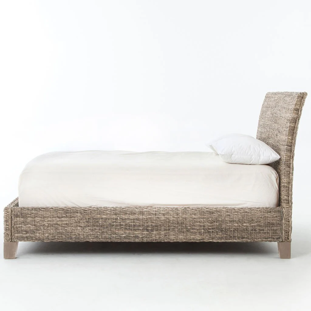 Banana Leaf Bed - Grey Wash - Image 3