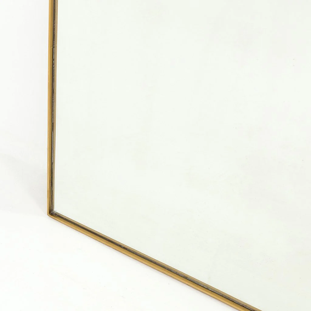 Bellvue Floor Mirror - Polished Brass - Image 3
