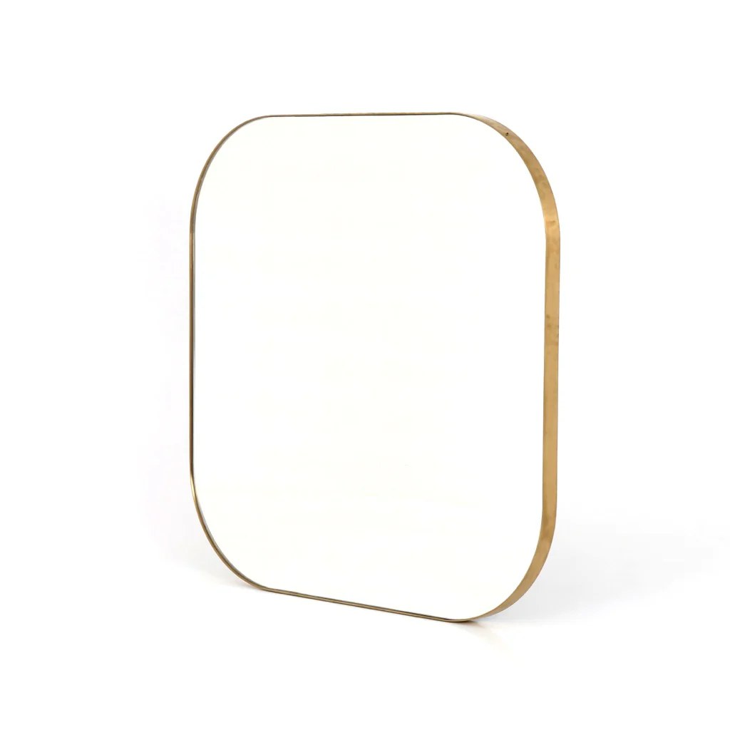Bellvue Square Mirror - Polished Brass - Image 3