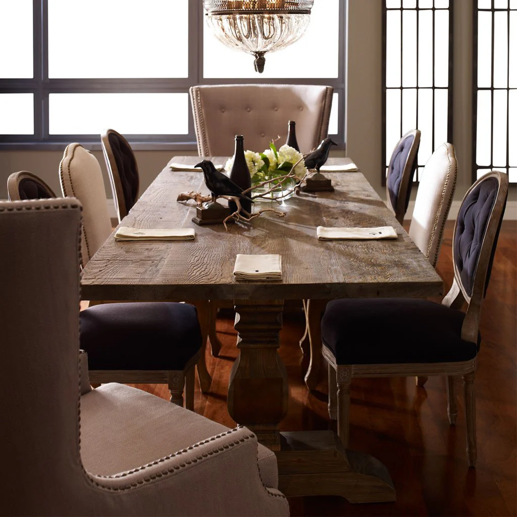 Durham Dining Table - Bleached Oak - Image 5