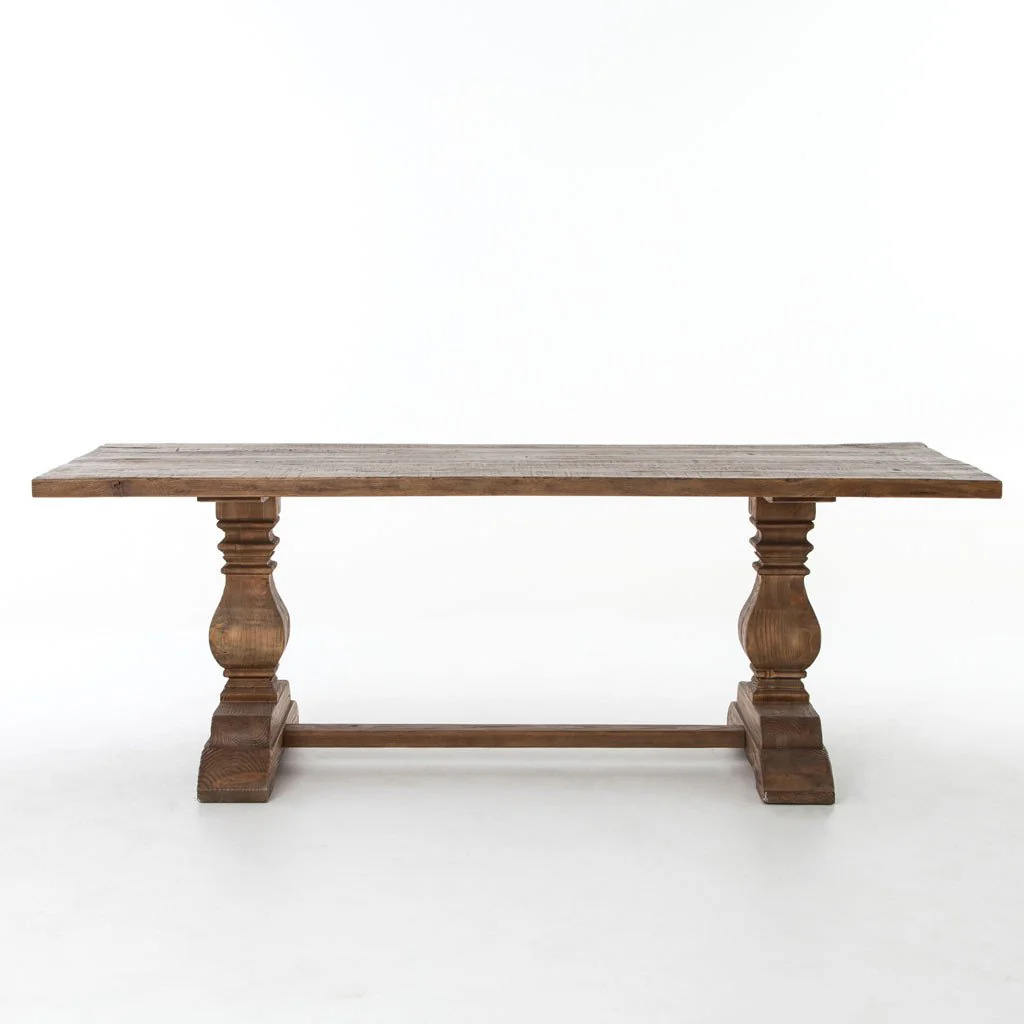 Durham Dining Table - Bleached Oak - Image 7