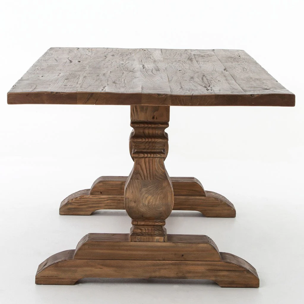 Durham Dining Table - Bleached Oak - Image 8