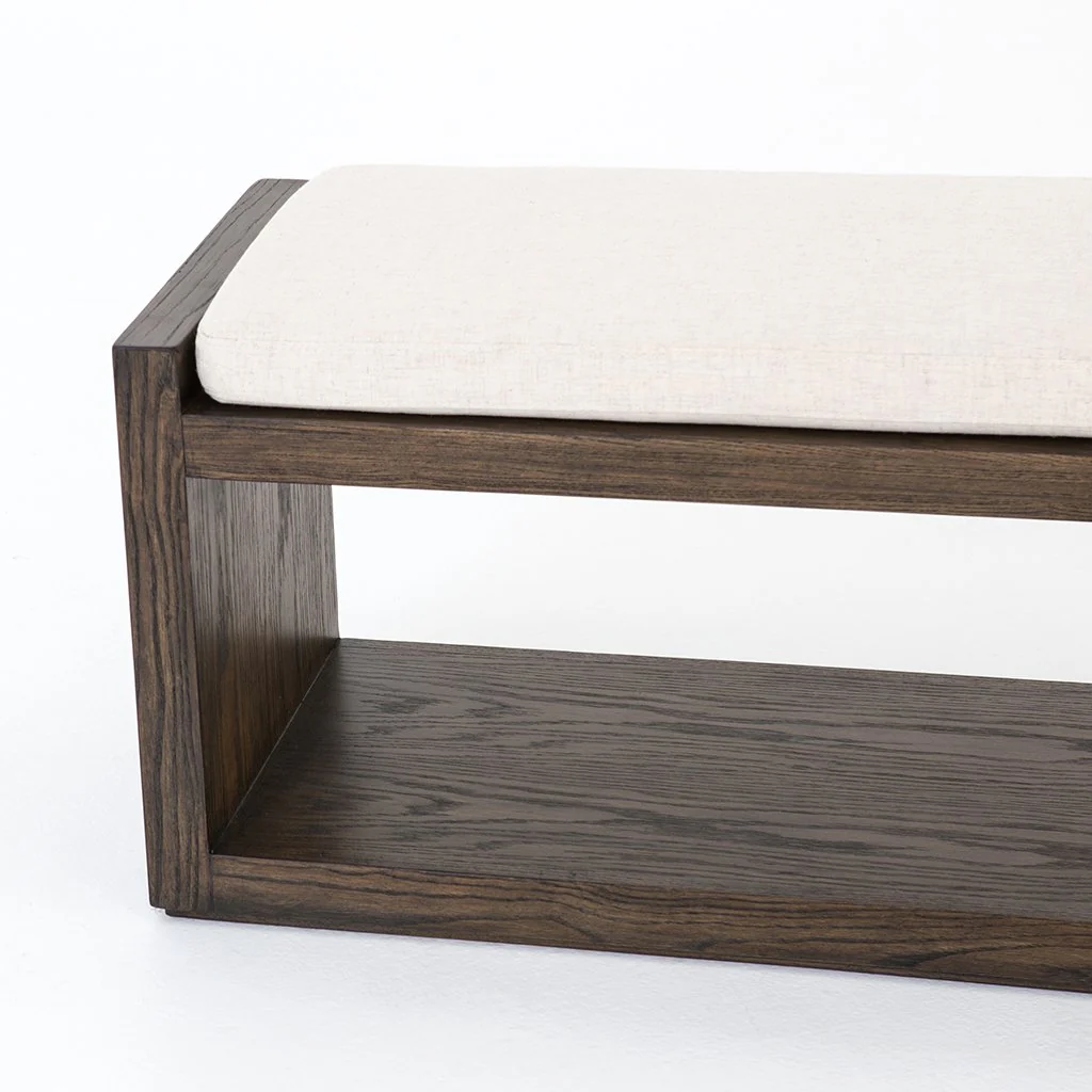 Edmon Bench - Savile Flax - Image 8