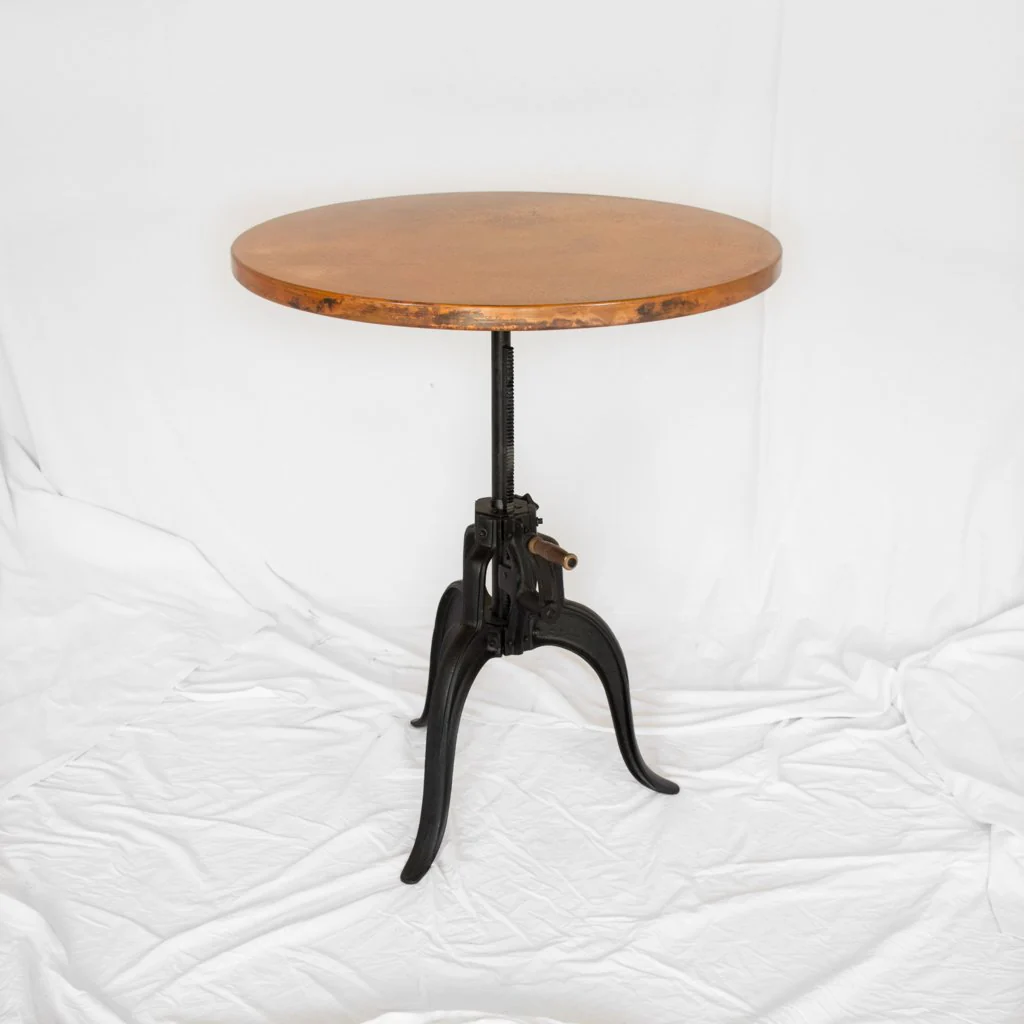 Engineer Crank Copper Table - Natural - Image 3