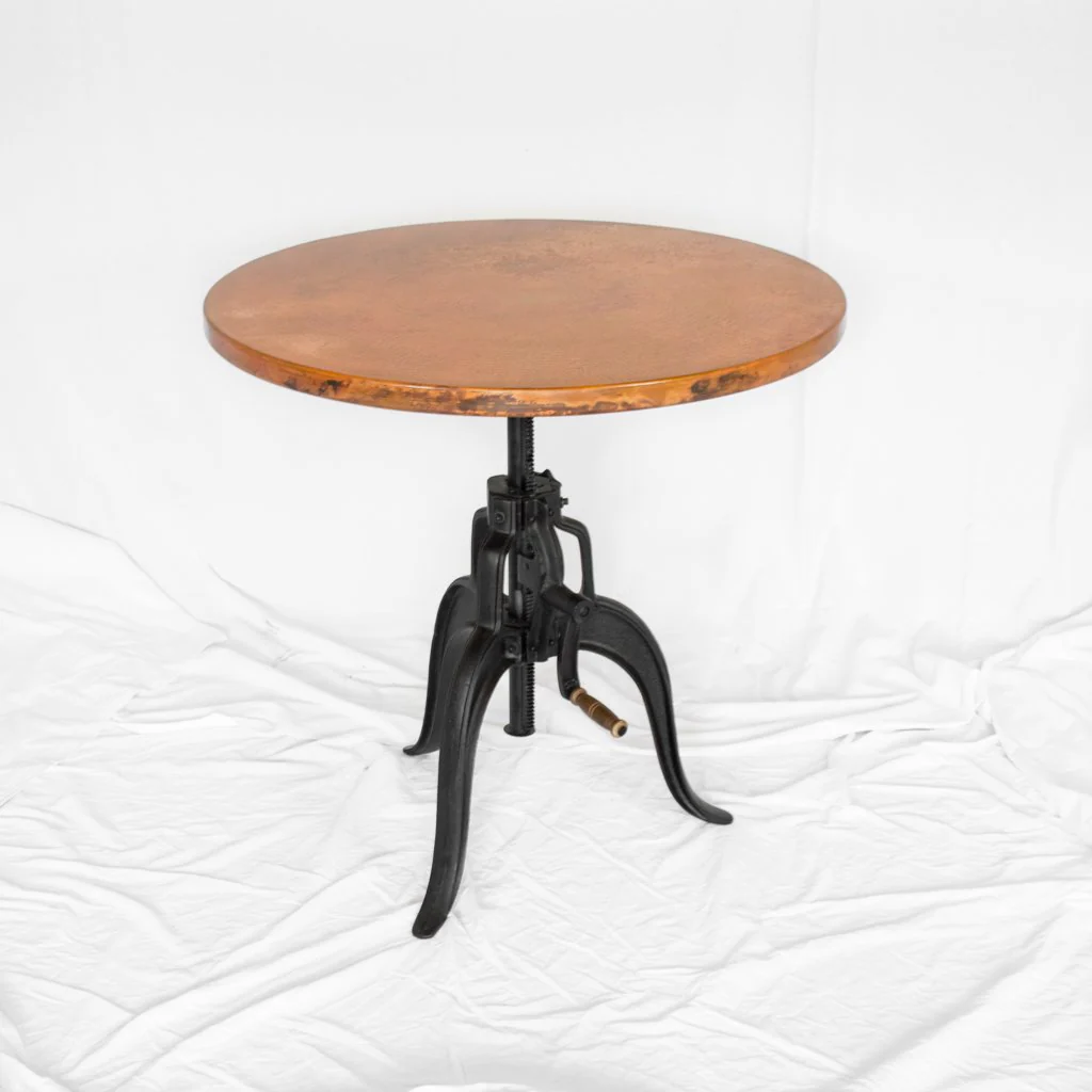 Engineer Crank Copper Table - Natural - Image 5