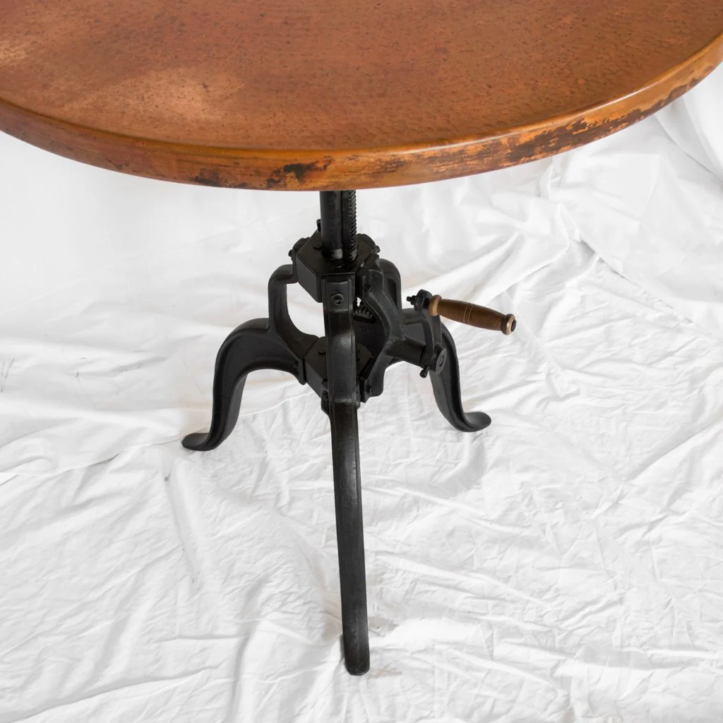 Engineer Crank Copper Table - Natural - Image 6
