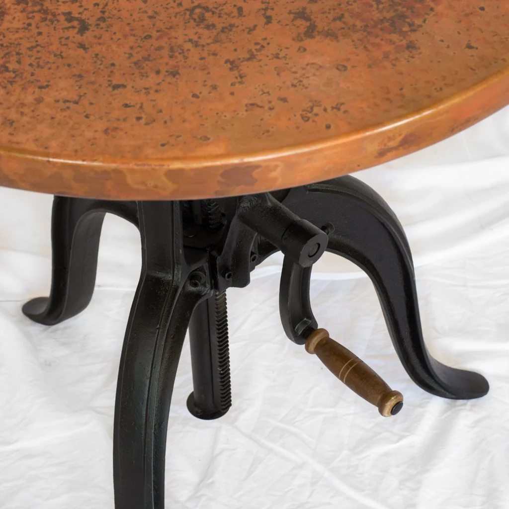 Engineer Crank Copper Table - Natural - Image 8