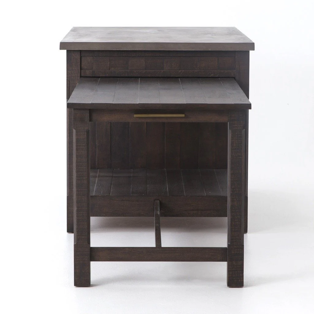 Ian Kitchen Island - Rubbed Black - Image 6
