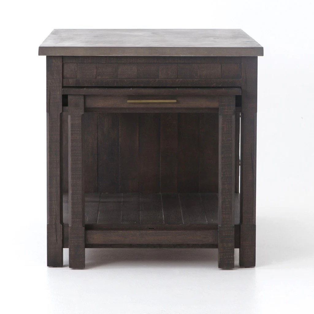 Ian Kitchen Island - Rubbed Black - Image 7