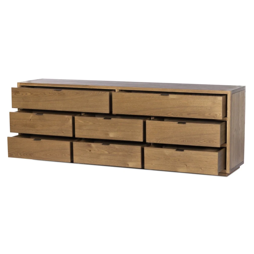 Kodo 8 Drawer Dresser - Light Brown Oak - Image 4
