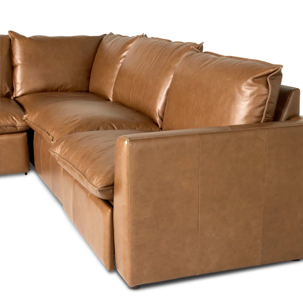 Kosa Power Recliner 5Pc Sectional - Sonoma Chestnut - Image 4