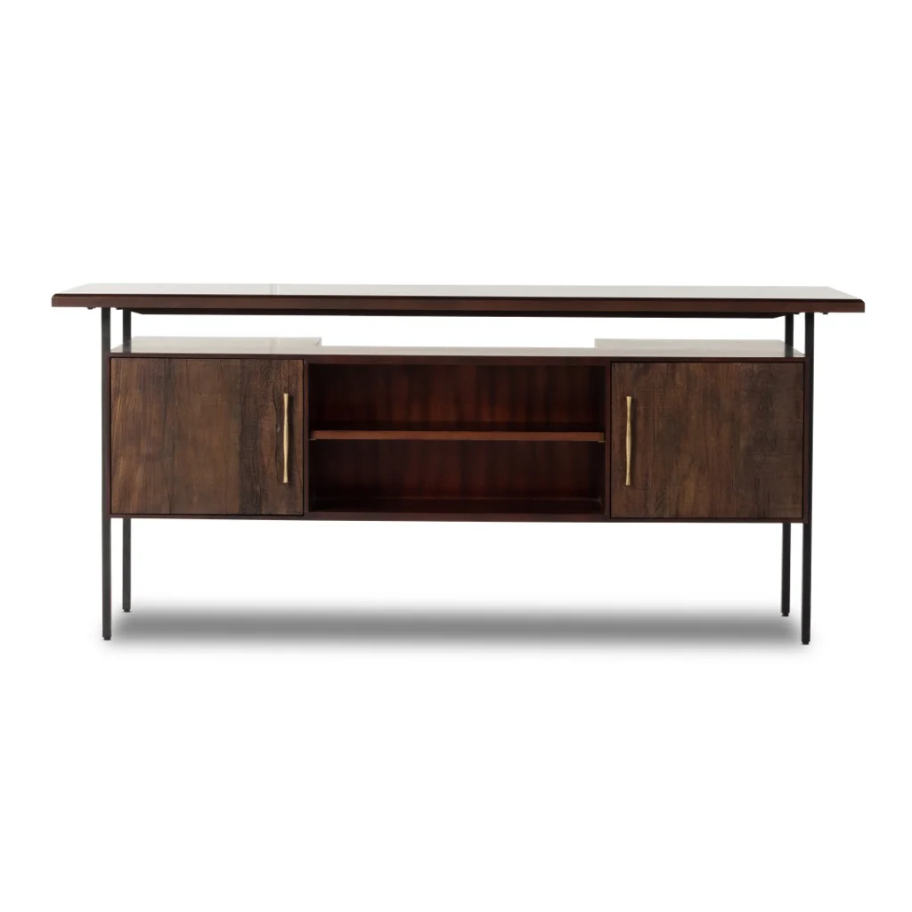 Lauren Desk - Warm Brown Acacia - Image 5