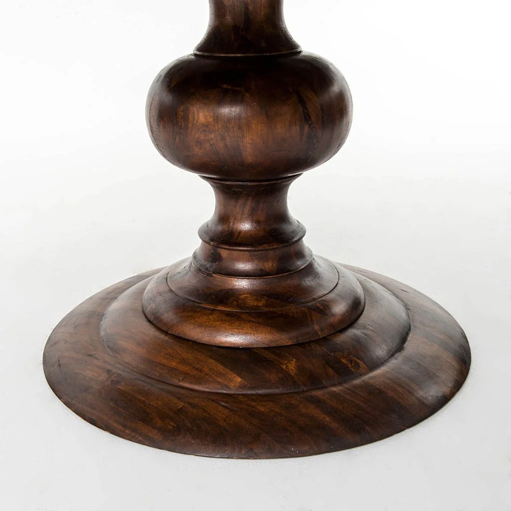 Magnolia Round Dining Table - Dark Oak - Image 3