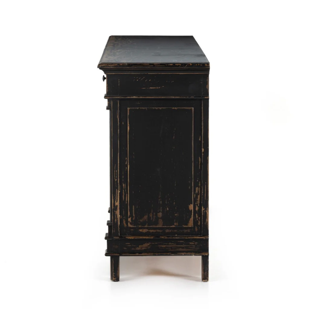 Marjorie Sideboard - Distressed Black - Image 4