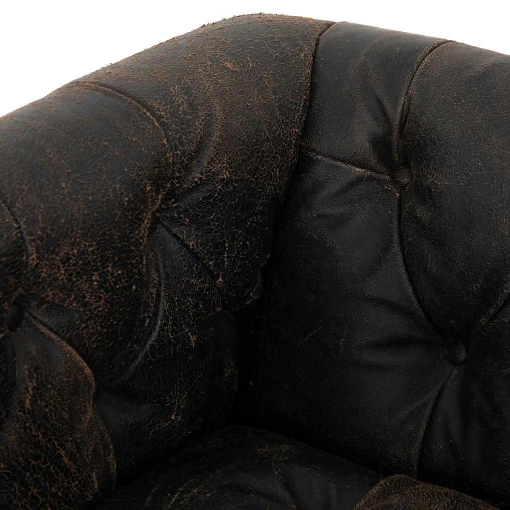 Maxx Swivel Chair - Destroyed Black - Image 12