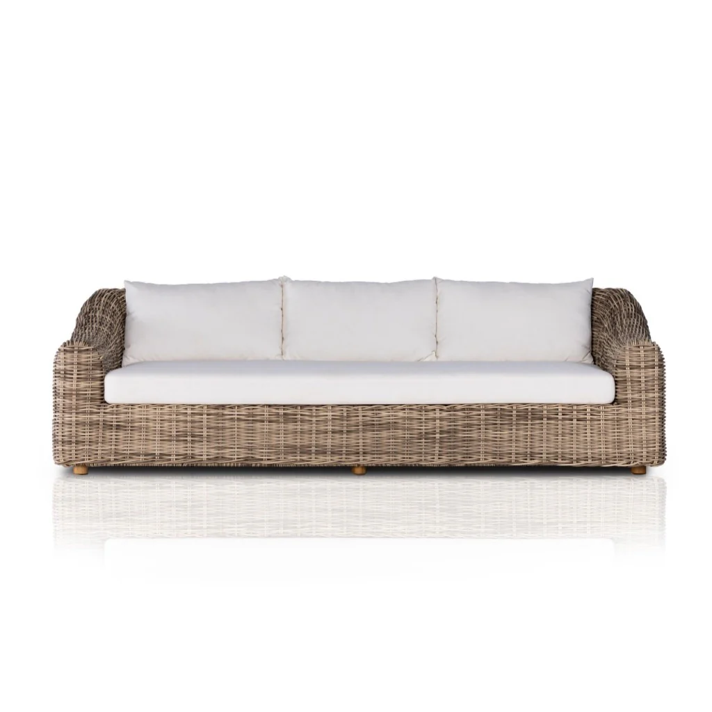 Messina Outdoor Sofa - Venao Ivory - Image 3