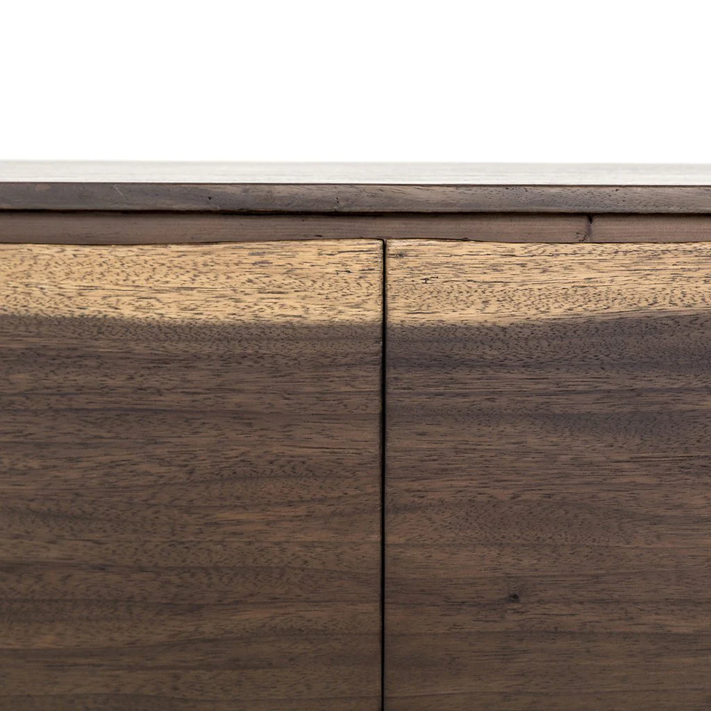 Modern Live Edge Sideboard - Smoked Saman - Image 6