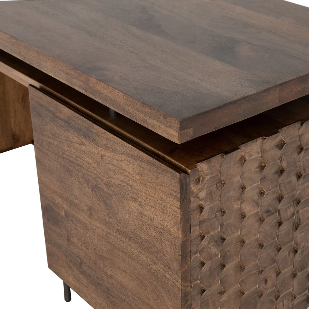 Raffael Desk - Antique Brown - Image 9