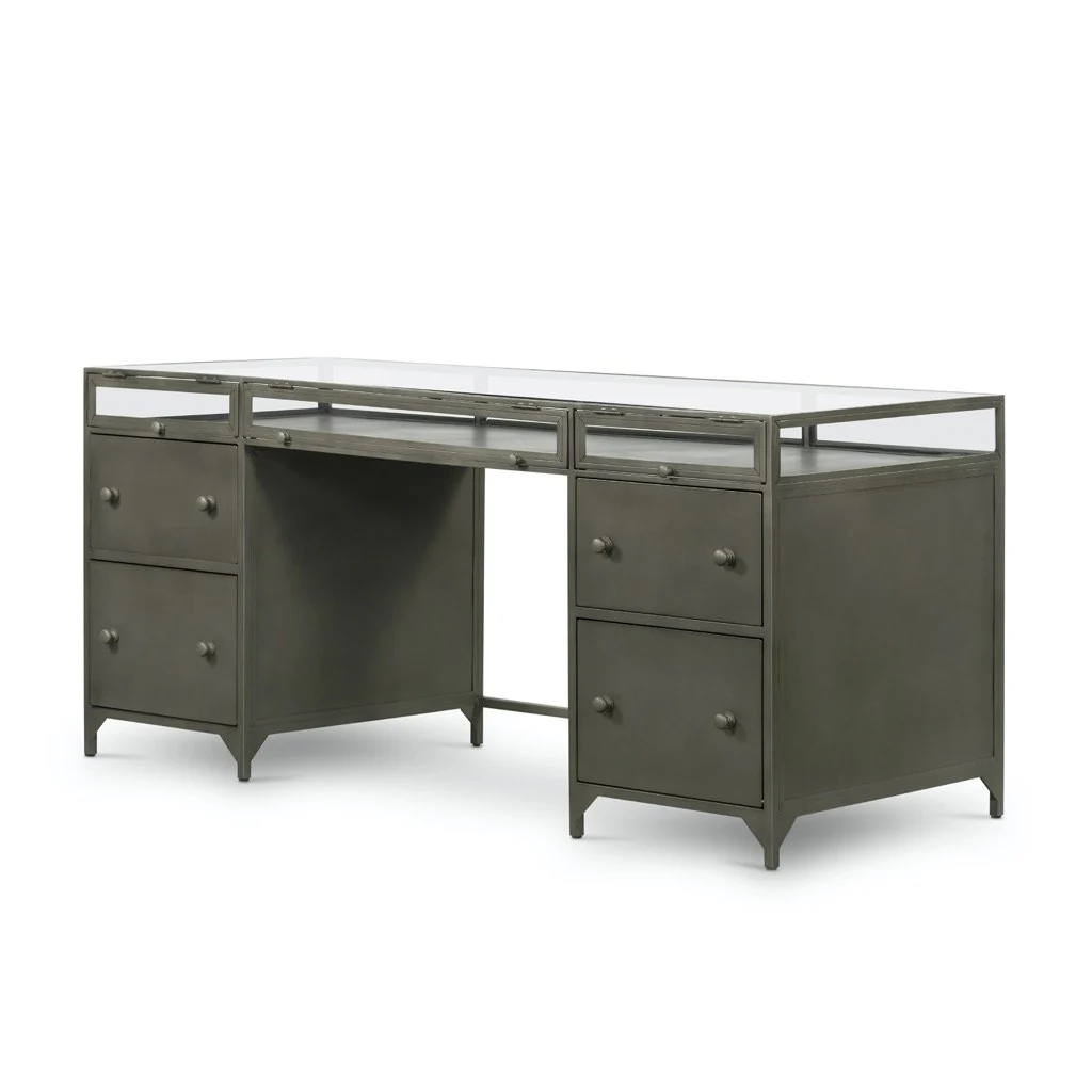 Shadow Box Executive Desk - Image 14