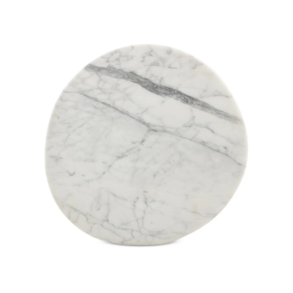 Stuart End Table - White Calacatta Marble - Image 6
