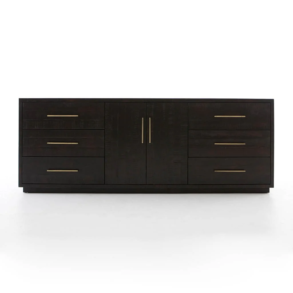 Suki Large Media Console - Burnished Black - Image 3