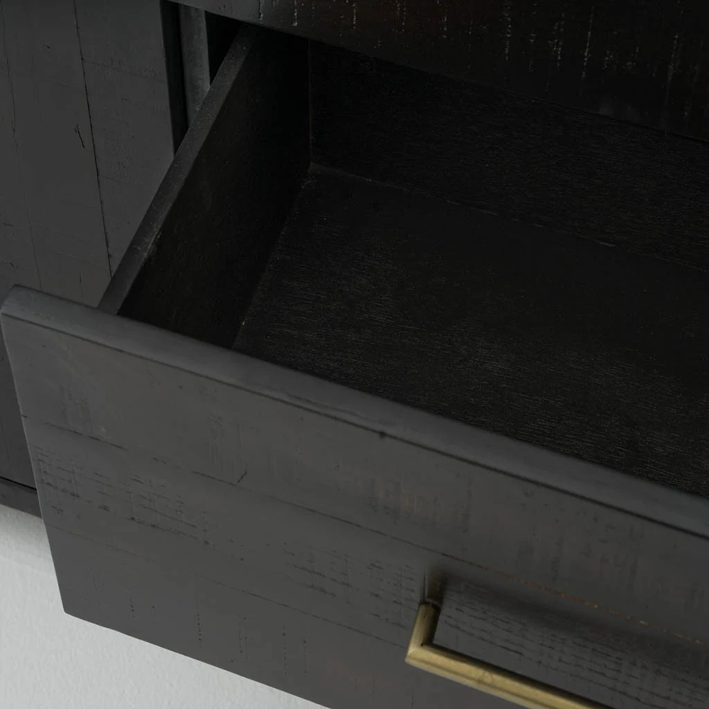 Suki Large Media Console - Burnished Black - Image 6