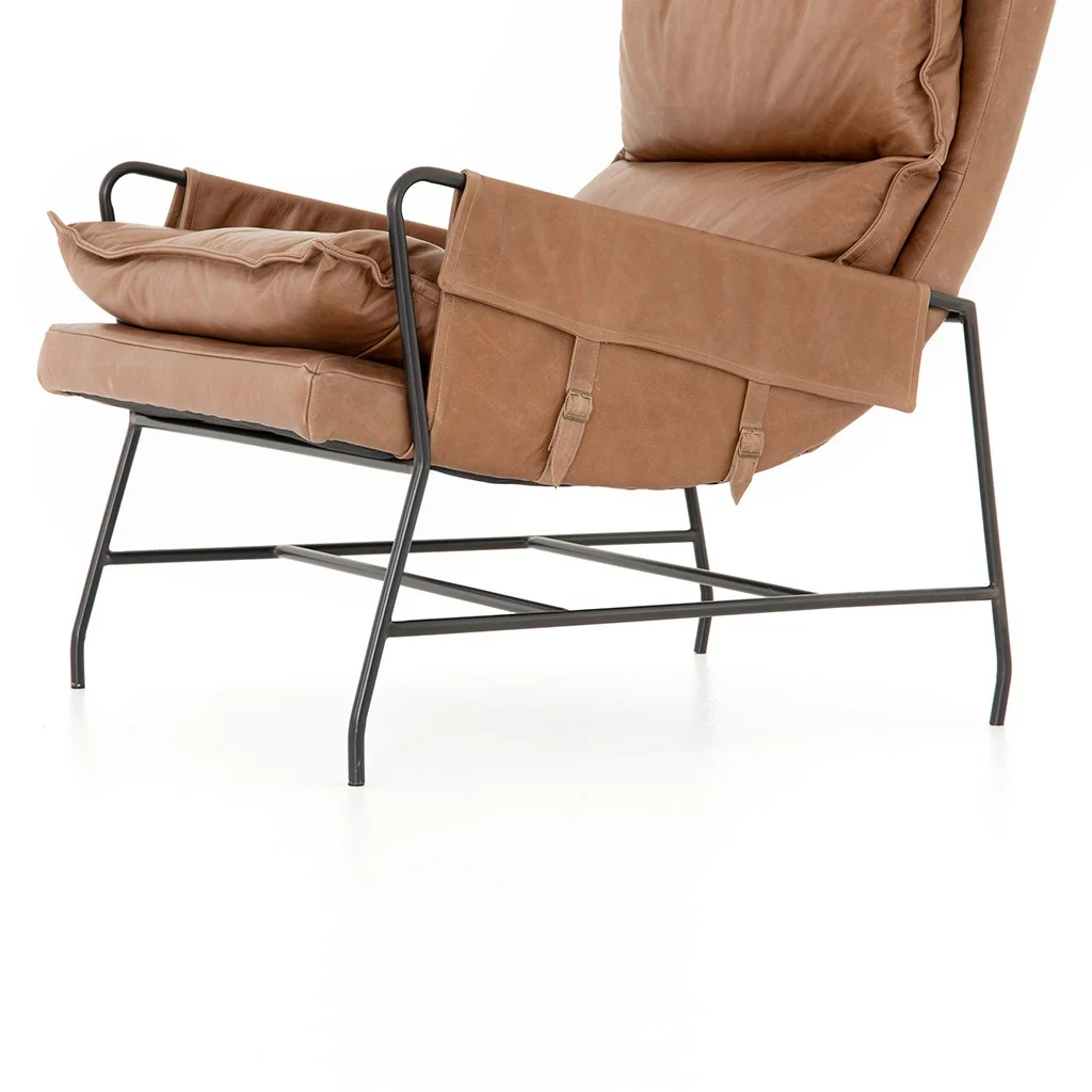 Taryn Chair - Chaps Saddle Leather - Image 6