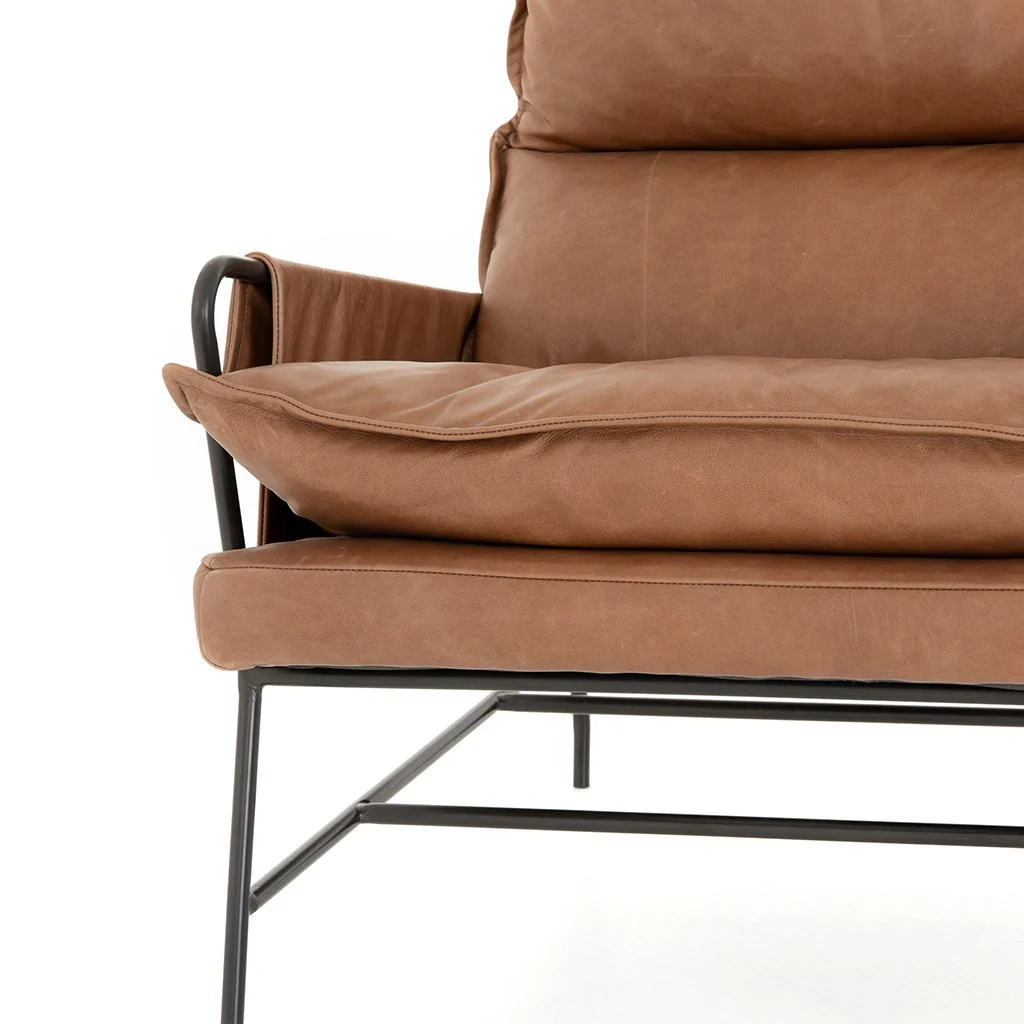 Taryn Chair - Chaps Saddle Leather - Image 7