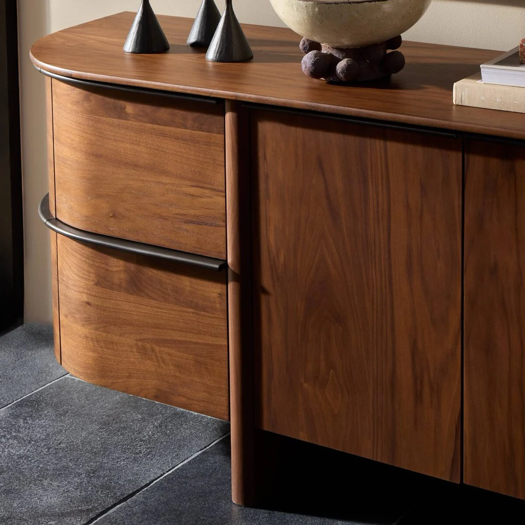 Theo Sideboard - Dark Brown Walnut Veneer - Image 3