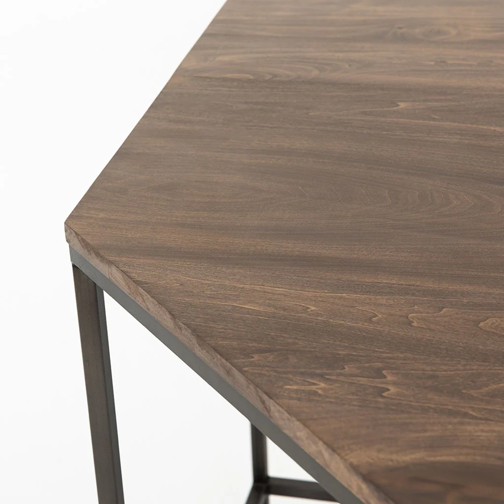 Trey Desk System with Filing Cabinet - Auburn Poplar - Image 5