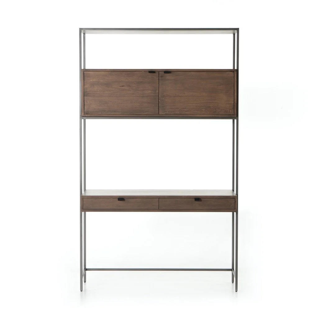 Trey Modular Wall Desk - Auburn Poplar - Image 3