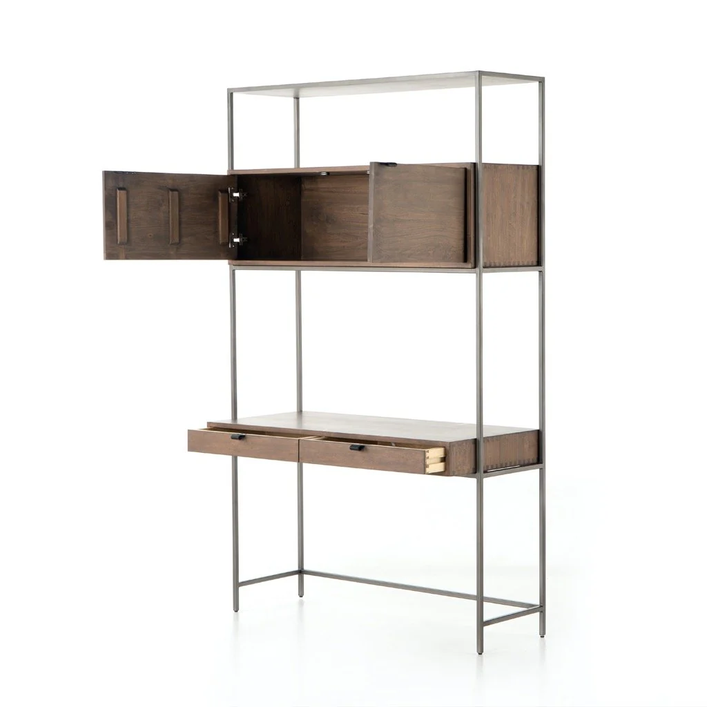 Trey Modular Wall Desk - Auburn Poplar - Image 7