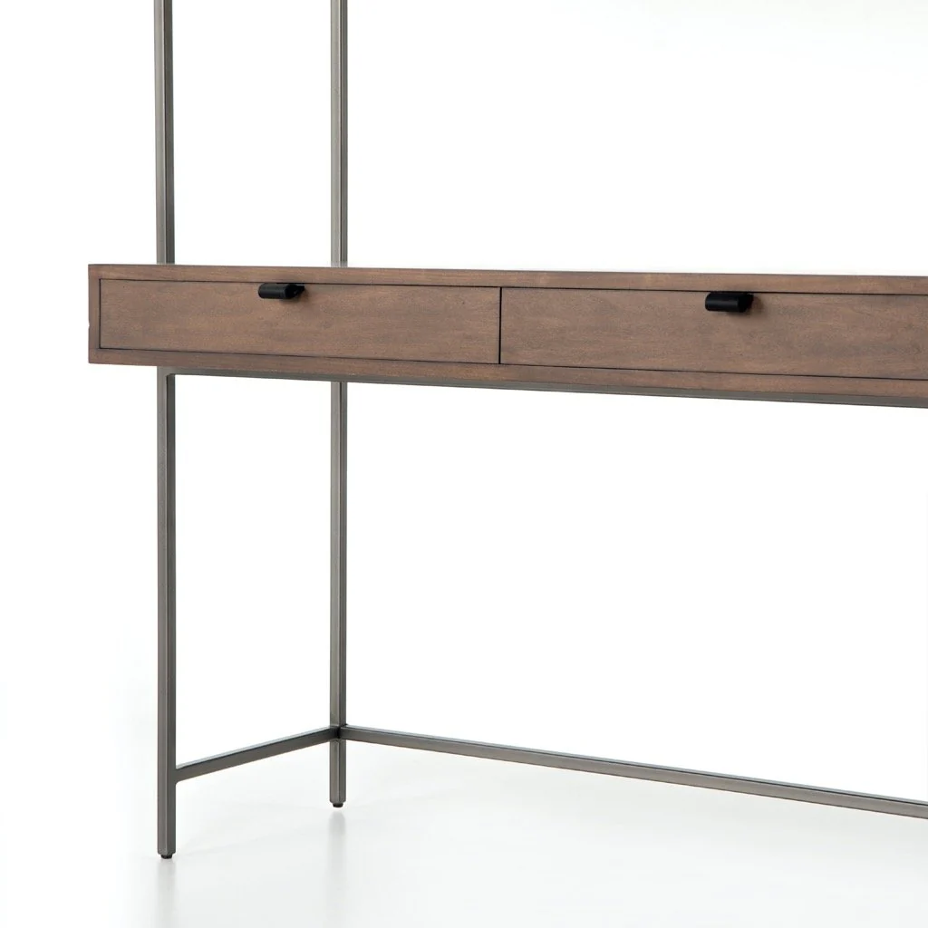 Trey Modular Wall Desk - Auburn Poplar - Image 9