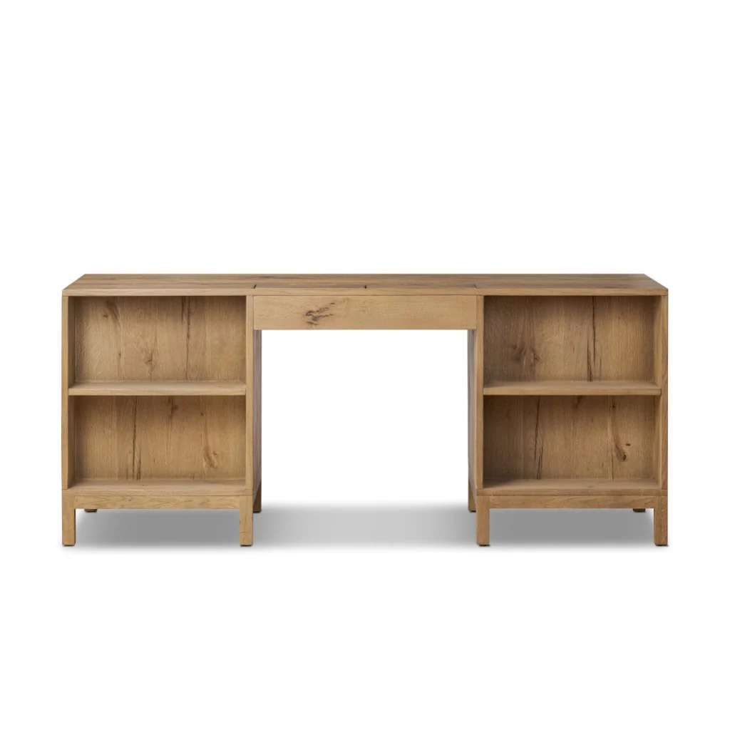 Tula Executive Desk - Worn Oak Veneer - Image 7