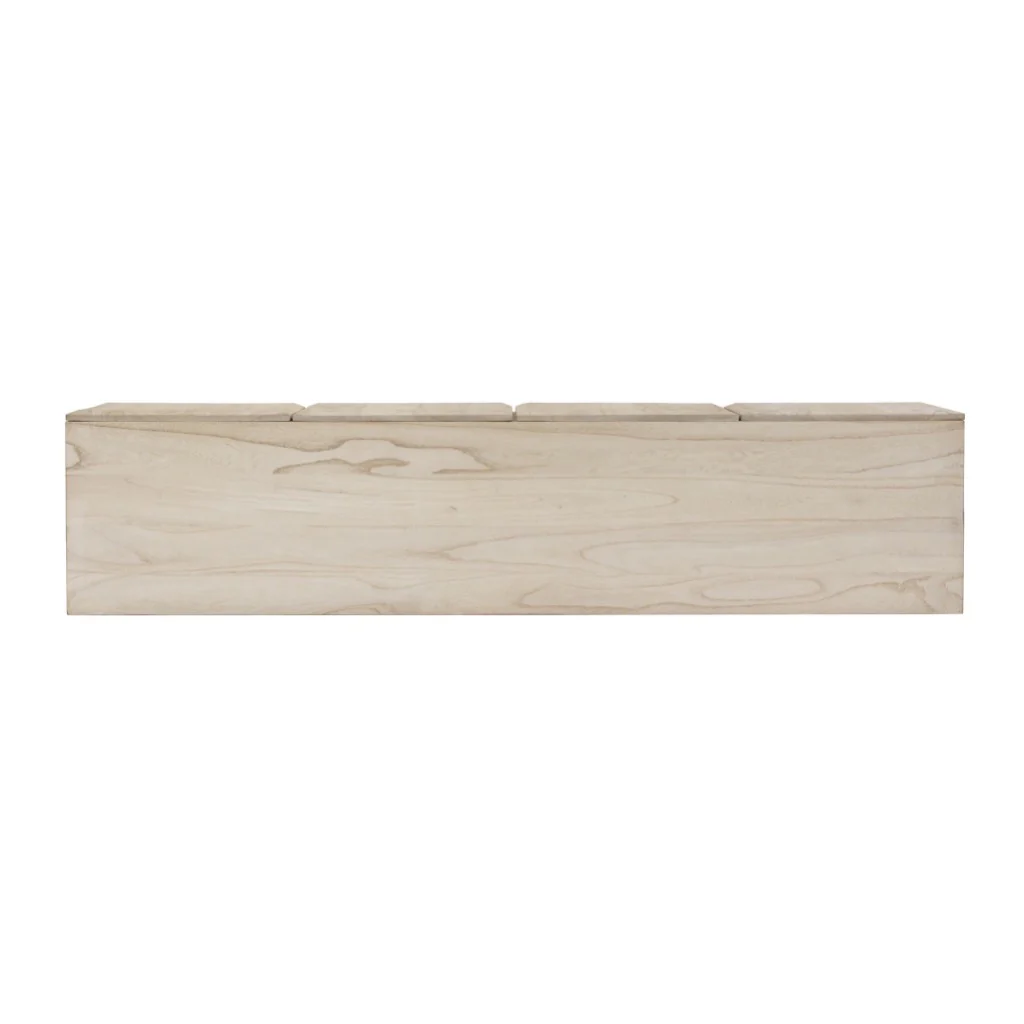 Tussac Media Console - Natural White Neem - Image 6