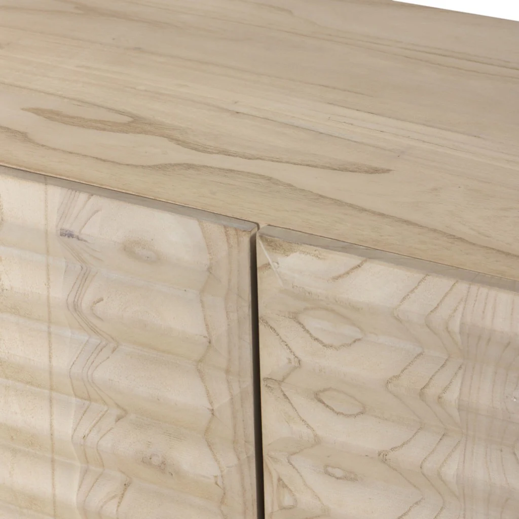 Tussac Media Console - Natural White Neem - Image 7
