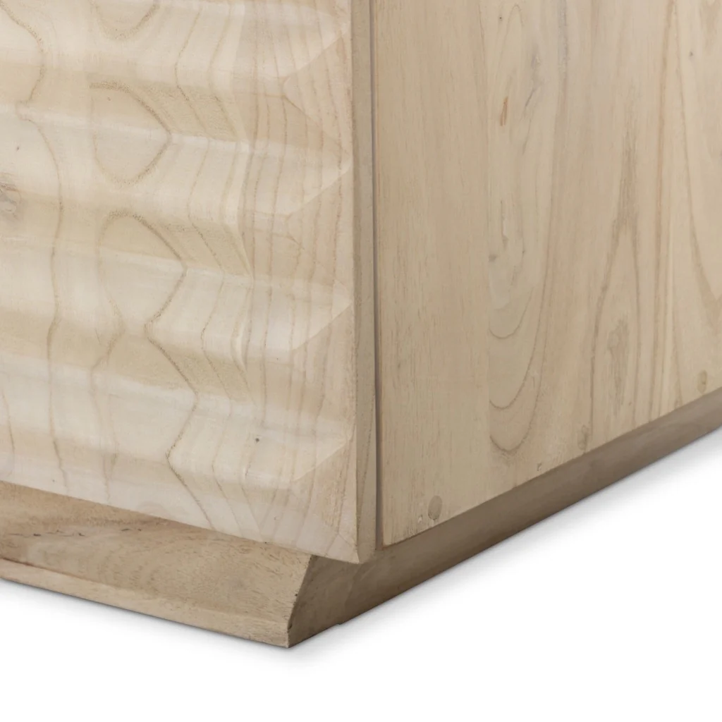 Tussac Media Console - Natural White Neem - Image 8