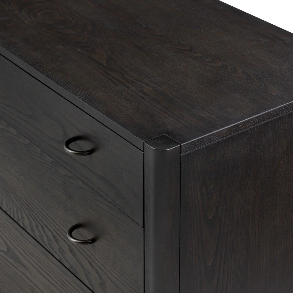 Zuma 6 Drawer Dresser - Smoked Black Ash Veneer - Image 10
