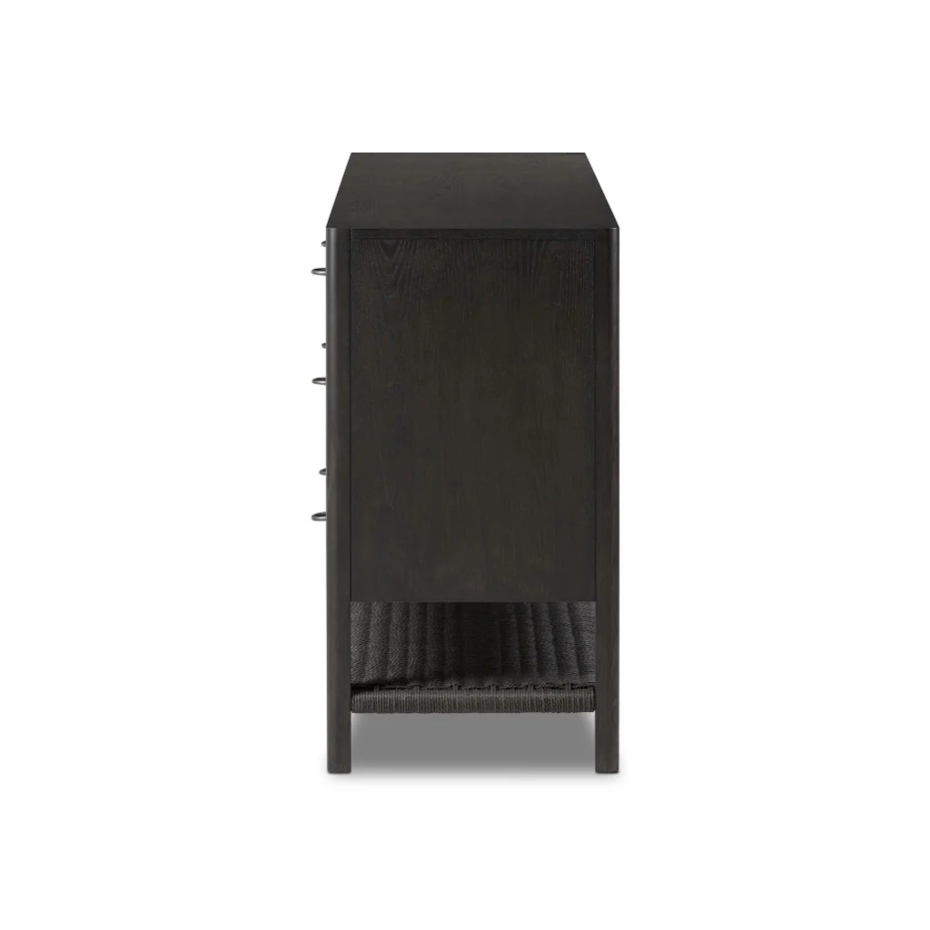 Zuma 6 Drawer Dresser - Smoked Black Ash Veneer - Image 4